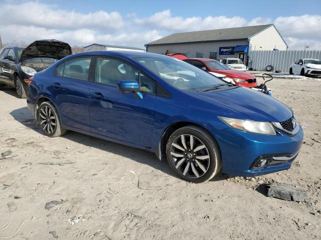 19XFB2F90FE031156 - 2015 HONDA CIVIC EXL ლურჯი ფოტო 4