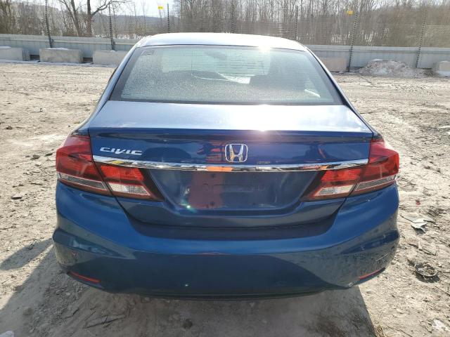 19XFB2F90FE031156 - 2015 HONDA CIVIC EXL ლურჯი ფოტო 6