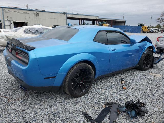 2C3CDZFJ3KH625629 - 2019 DODGE CHALLENGER R/T SCAT PACK BLUE photo 3