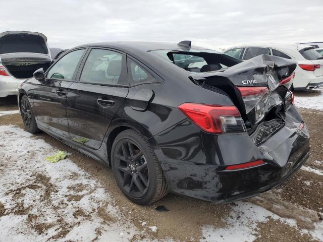 2HGFE2F59RH563570 - 2024 HONDA CIVIC SPORT BLACK photo 2