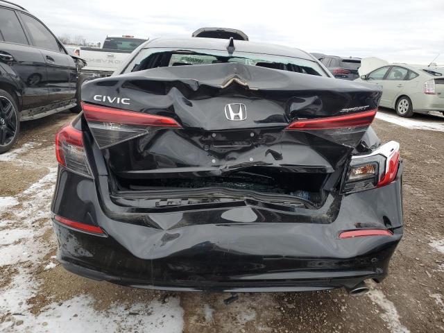 2HGFE2F59RH563570 - 2024 HONDA CIVIC SPORT BLACK photo 6