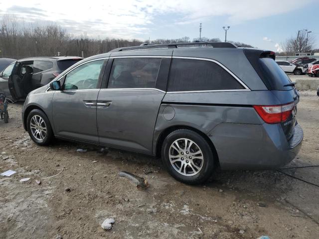 5FNRL5H66CB062934 - 2012 HONDA ODYSSEY EXL GRAY photo 2