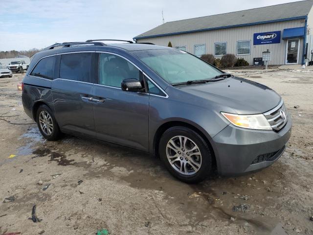 5FNRL5H66CB062934 - 2012 HONDA ODYSSEY EXL GRAY photo 4