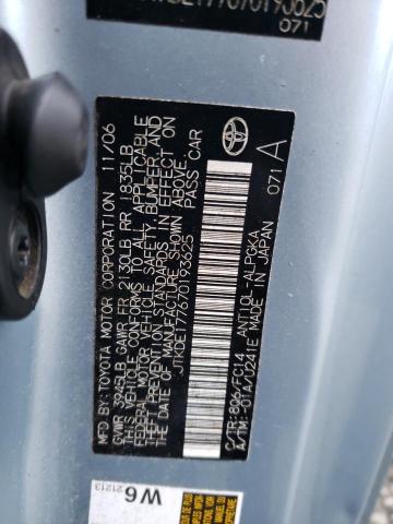 JTKDE177670193625 - 2007 TOYOTA SCION TC 青绿色 照片 12