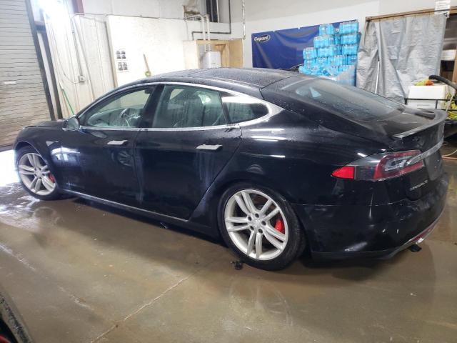 5YJSA1H26EFP65496 - 2014 TESLA MODEL S BLACK photo 2