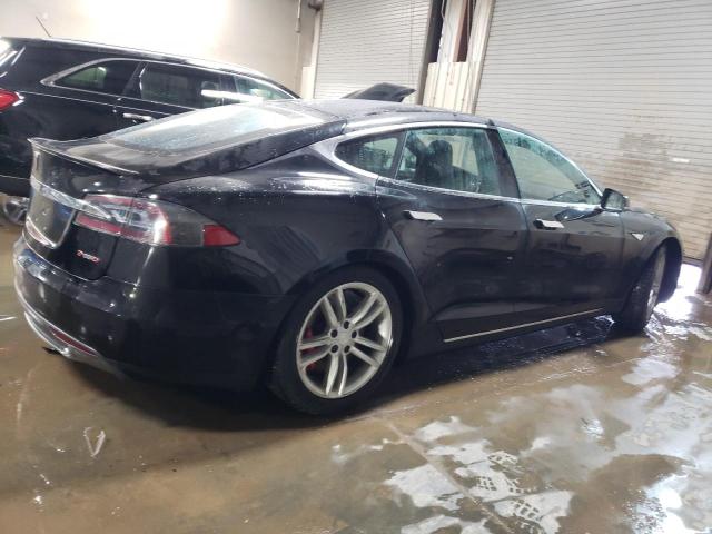 5YJSA1H26EFP65496 - 2014 TESLA MODEL S BLACK photo 3