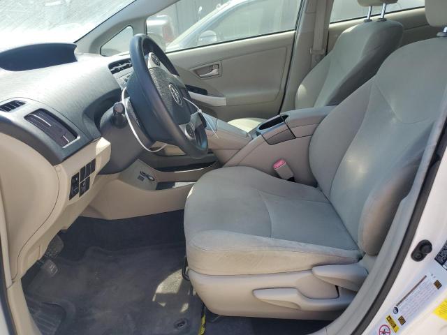 JTDKN3DUXC5480824 - 2012 TOYOTA PRIUS 白色 照片 7