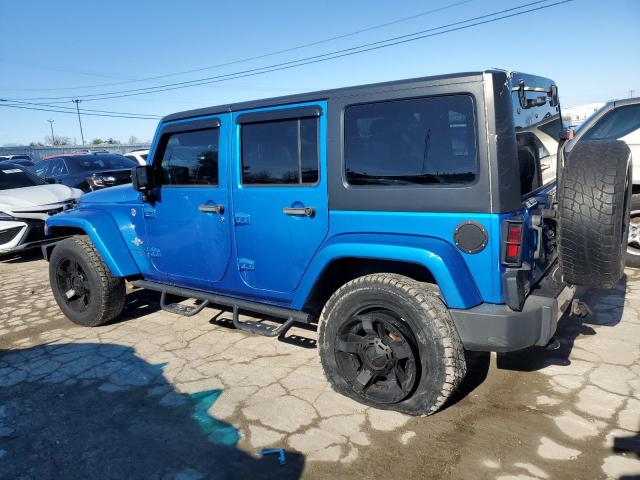 1C4BJWDG4EL202118 - 2014 JEEP WRANGLER U SPORT ლურჯი ფოტო 2