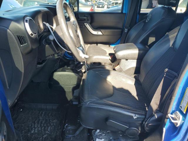 1C4BJWDG4EL202118 - 2014 JEEP WRANGLER U SPORT ლურჯი ფოტო 7