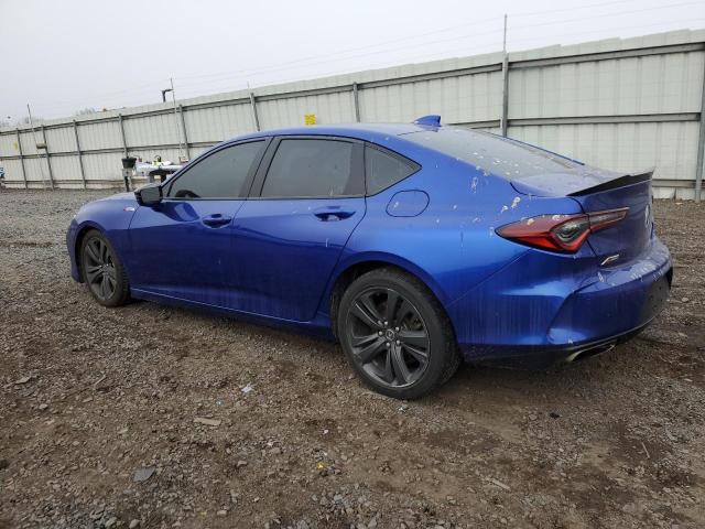 19UUB5F55MA000122 - 2021 ACURA TLX TECH A BLUE photo 2