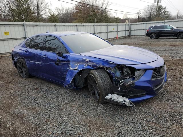 19UUB5F55MA000122 - 2021 ACURA TLX TECH A BLUE photo 4