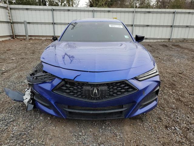 19UUB5F55MA000122 - 2021 ACURA TLX TECH A BLUE photo 5