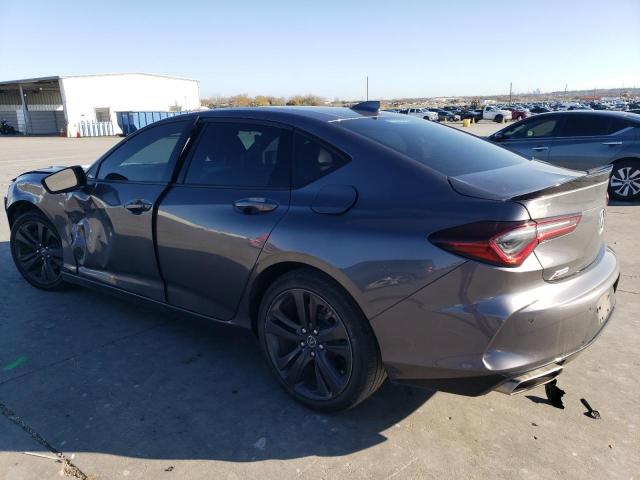 19UUB6F59MA000422 - 2021 ACURA TLX TECH A GRAY photo 2