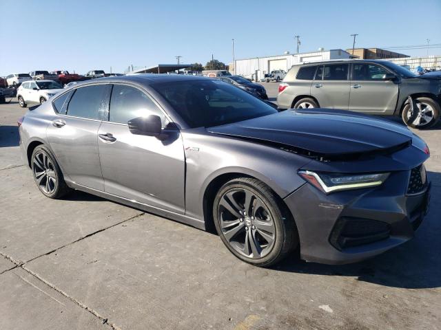 19UUB6F59MA000422 - 2021 ACURA TLX TECH A GRAY photo 4