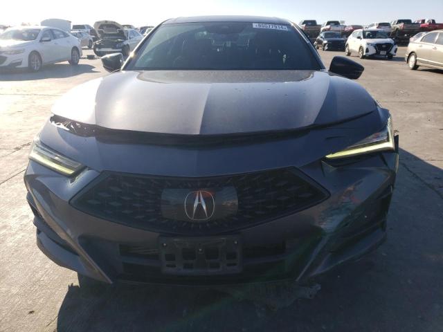 19UUB6F59MA000422 - 2021 ACURA TLX TECH A GRAY photo 5