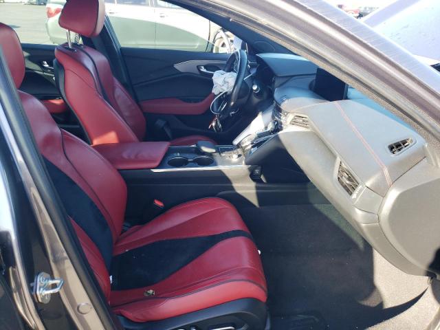 19UUB6F59MA000422 - 2021 ACURA TLX TECH A GRAY photo 7