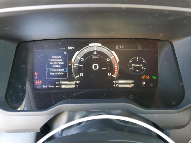 5TFNA5EC8NX001706 - 2022 TOYOTA TUNDRA CREWMAX PLATINUM თეთრი ფოტო 9