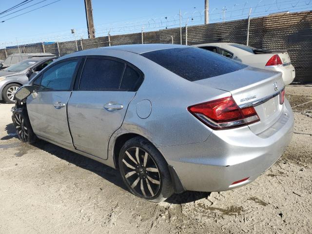 19XFB2F93FE239158 - 2015 HONDA CIVIC EXL ვერცხლისფერი ფოტო 2