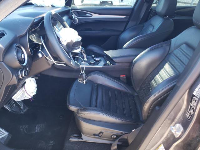 ZASFAKNN0J7B93550 - 2018 ALFA ROMEO STELVIO TI SPORT GRAY photo 7