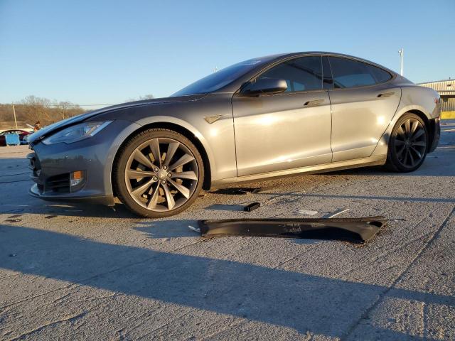 5YJSA1CP6DFP17482 - 2013 TESLA MODEL S GRAY photo 1
