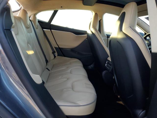 5YJSA1CP6DFP17482 - 2013 TESLA MODEL S GRAY photo 10