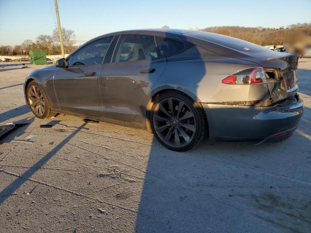 5YJSA1CP6DFP17482 - 2013 TESLA MODEL S GRAY photo 2