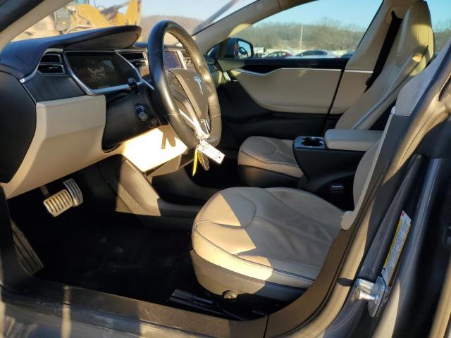 5YJSA1CP6DFP17482 - 2013 TESLA MODEL S GRAY photo 7