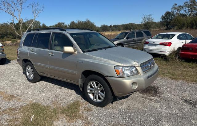 JTEDW21A860007558 - 2006 TOYOTA HIGHLANDER HYBRID SILVER photo 1