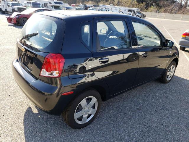KL1TD66658B048780 - 2008 CHEVROLET AVEO BASE 黑色 照片 3