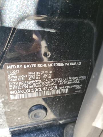 WBAKC8C59CC437386 - 2012 BMW 750 LXI BLACK photo 12