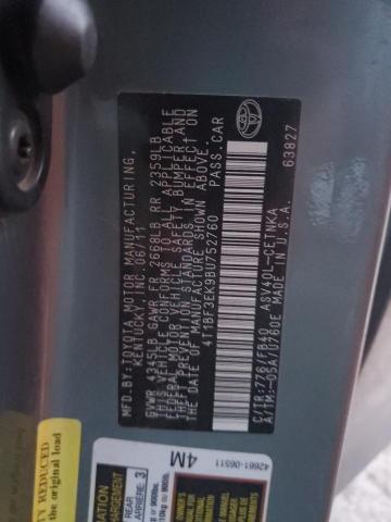 4T1BF3EK9BU752760 - 2011 TOYOTA CAMRY 4D 2 BASE GREEN photo 12