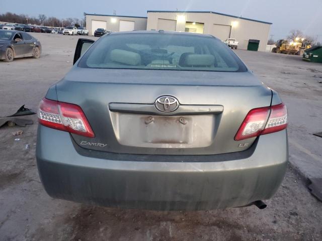 4T1BF3EK9BU752760 - 2011 TOYOTA CAMRY 4D 2 BASE GREEN photo 6