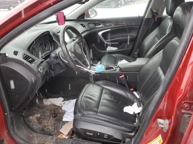 2G4GL5EX9F9174068 - 2015 BUICK REGAL RED photo 7