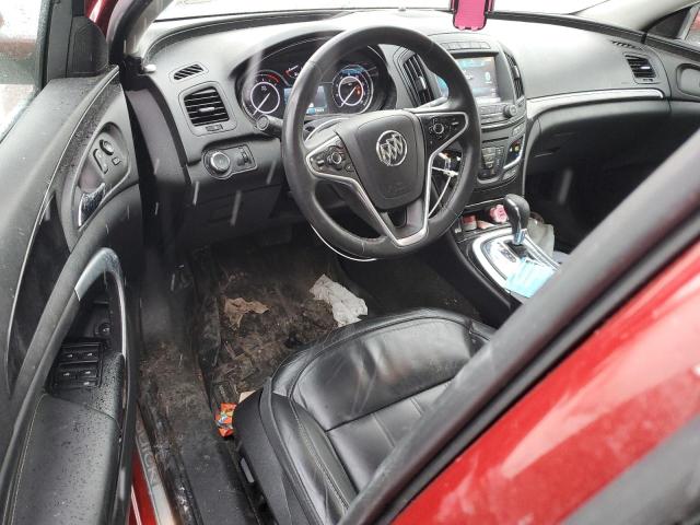 2G4GL5EX9F9174068 - 2015 BUICK REGAL RED photo 8