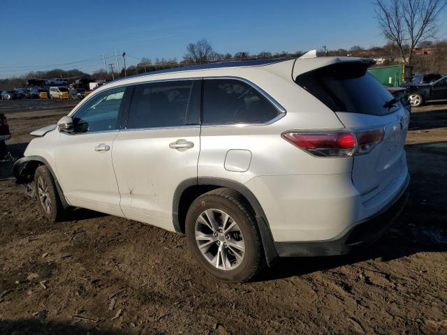 5TDJKRFH3FS194190 - 2015 TOYOTA HIGHLANDER XLE 白色 照片 2