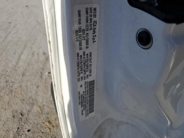 ZFBERFAT9G6B63654 - 2016 RAM PROMASTER WHITE photo 13