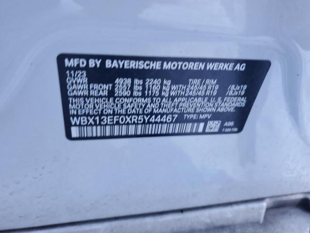 WBX13EF0XR5Y44467 - 2024 BMW X1 M35I WHITE photo 14