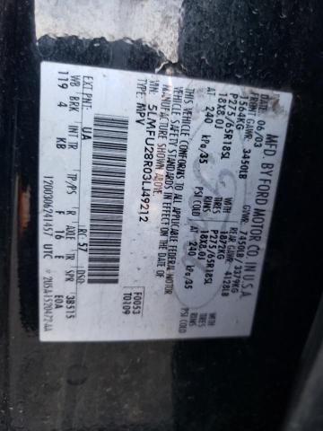 5LMFU28R03LJ49212 - 2003 LINCOLN NAVIGATOR BLACK photo 13