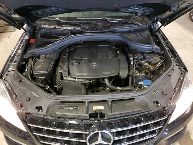 4JGDA5HB1FA614507 - 2015 MERCEDES-BENZ ML 350 4MATIC BLACK photo 12