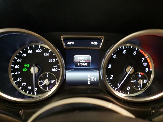 4JGDA5HB1FA614507 - 2015 MERCEDES-BENZ ML 350 4MATIC BLACK photo 9