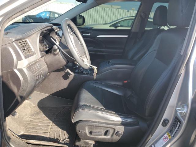 5TDJKRFH5GS282319 - 2016 TOYOTA HIGHLANDER XLE SILVER photo 7