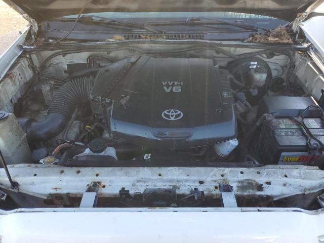 5TETU4GN0AZ697035 - 2010 TOYOTA TACOMA PRERUNNER ACCESS CAB WHITE photo 11