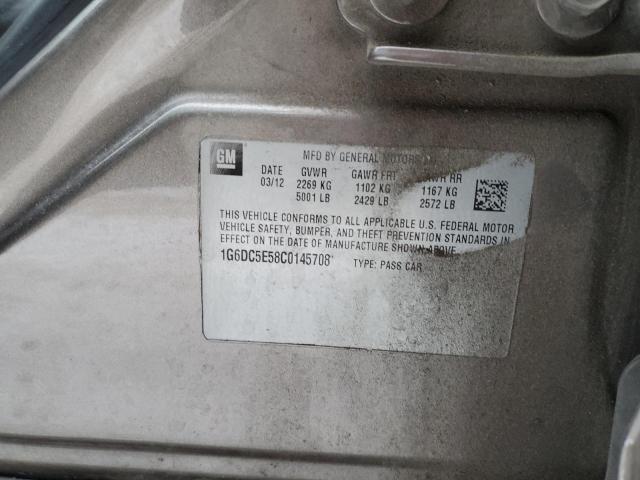 1G6DC5E58C0145708 - 2012 CADILLAC CTS 棕色 照片 12