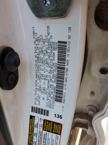 3TMJU4GN9DM146966 - 2013 TOYOTA TACOMA DOUBLE CAB PRERUNNER WHITE photo 12