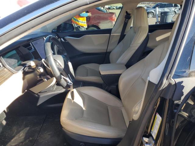 5YJSA1E21GF147946 - 2016 TESLA MODEL S BLACK photo 7