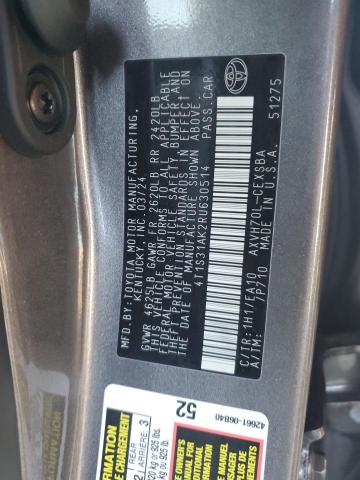 4T1S31AK2RU630514 - 2024 TOYOTA CAMRY SE NIGHT SHADE GRAY photo 12