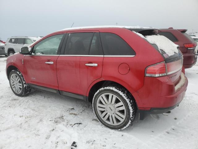 2LMDJ8JC4ABJ33219 - 2010 LINCOLN MKX RED photo 2