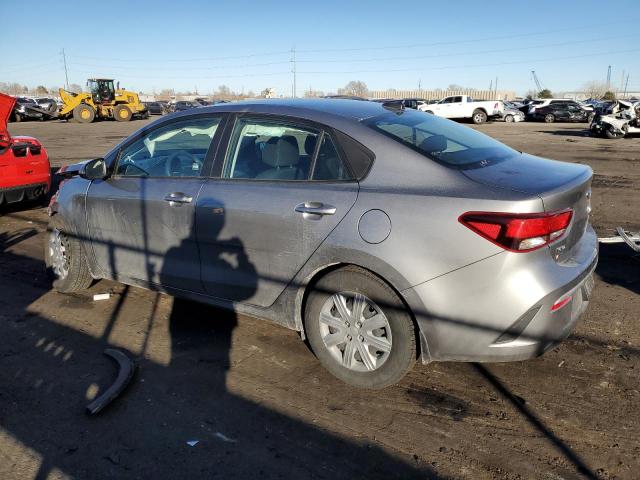 3KPA24ADXME384910 - 2021 KIA RIO LX SILVER photo 2