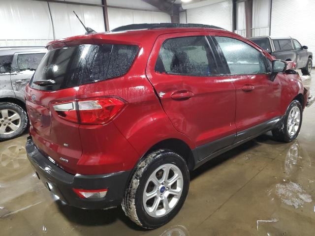 MAJ6S3GL9LC352413 - 2020 FORD ECOSPORT SE 红色 照片 3