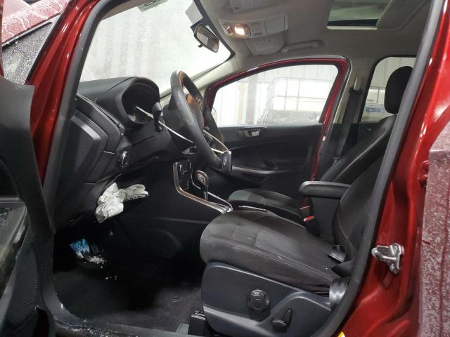 MAJ6S3GL9LC352413 - 2020 FORD ECOSPORT SE 红色 照片 7